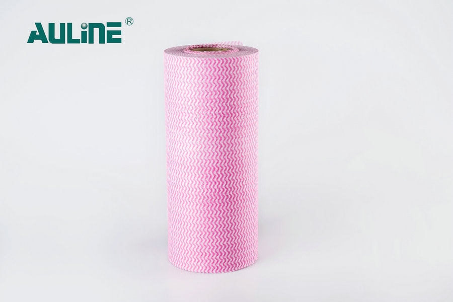 Undee Printed Woodmassa Series av Spunlace Nonwoven Pink