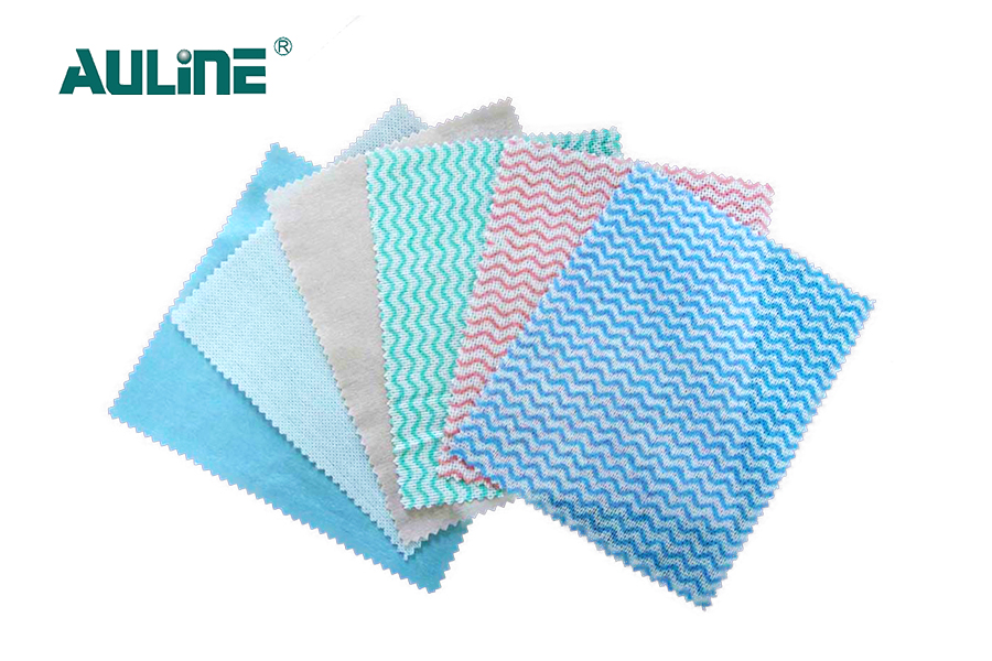 Under tryckt trämassaserie av spunlace nonwoven