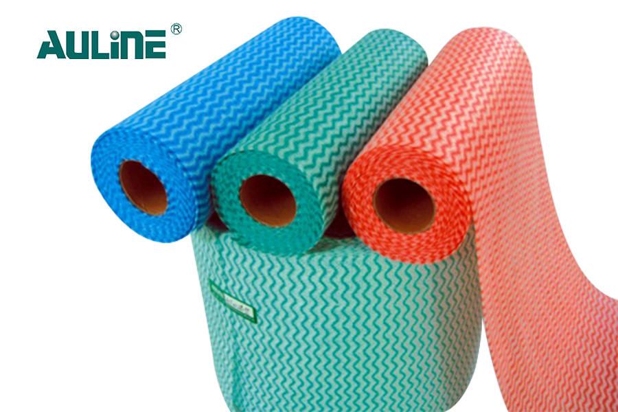 Under tryckt trämassaserie av spunlace nonwoven