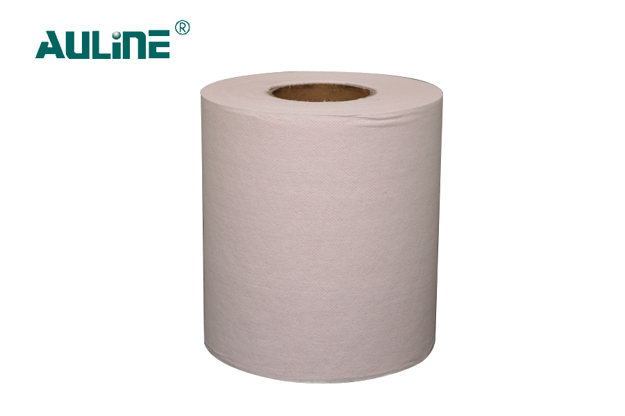 Under tryckt trämassa serie av spunlace nonwoven